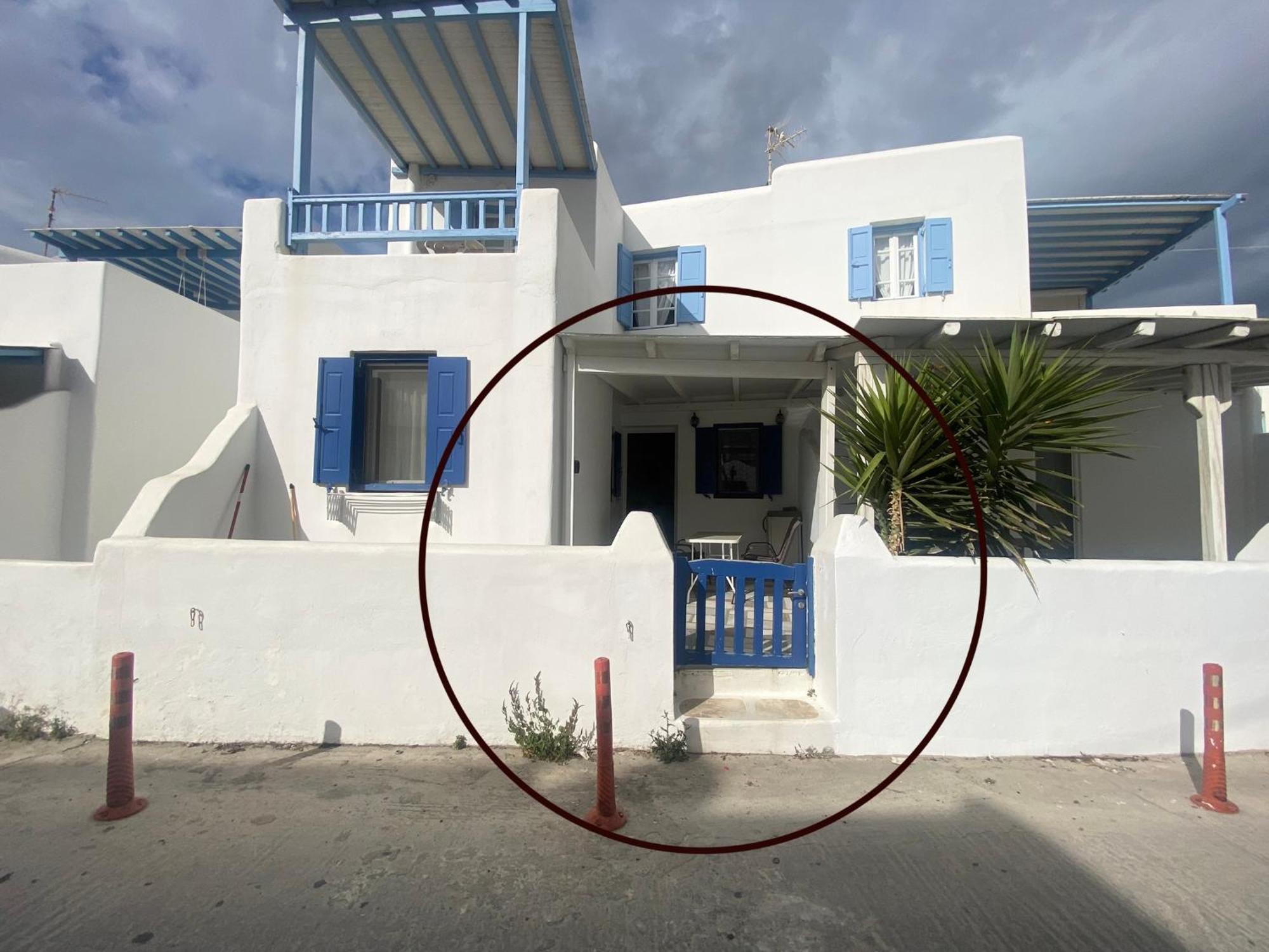 Elenitas Beach House In Ornos Екстер'єр фото